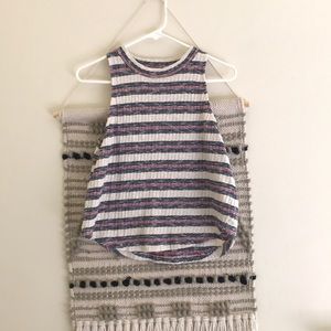 MADEWELL striped size M high necked tank